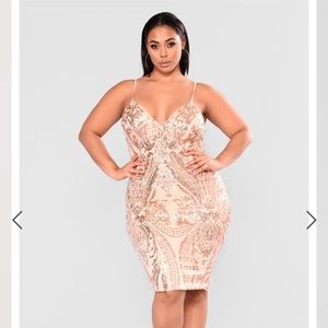Ashe Sequin Dress from Fashion Nova